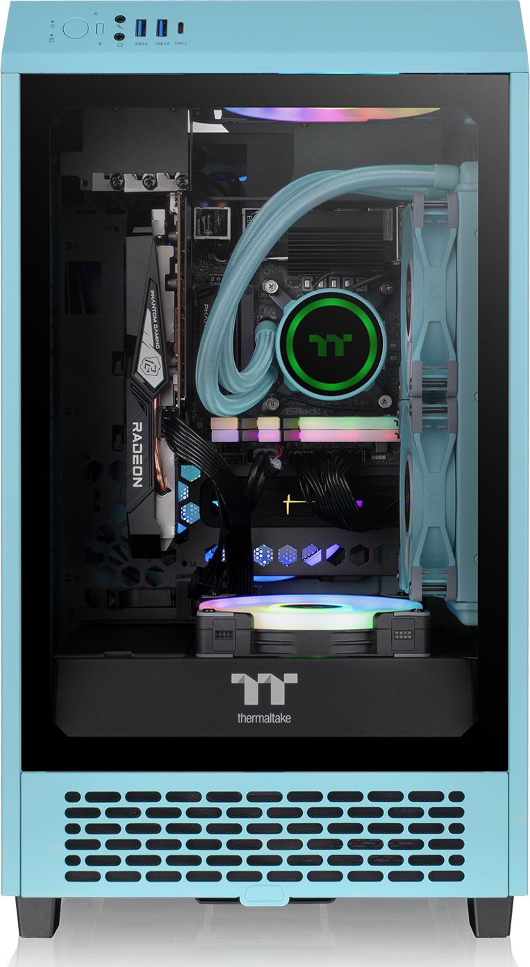 Thermaltake The Tower 200 Turquoise, Hauptbild (14.07.2024)