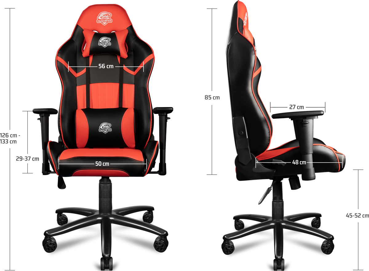 ONE GAMING Chair Pro Red Gaming Stuhl, Bild 3 (18.07.2024)