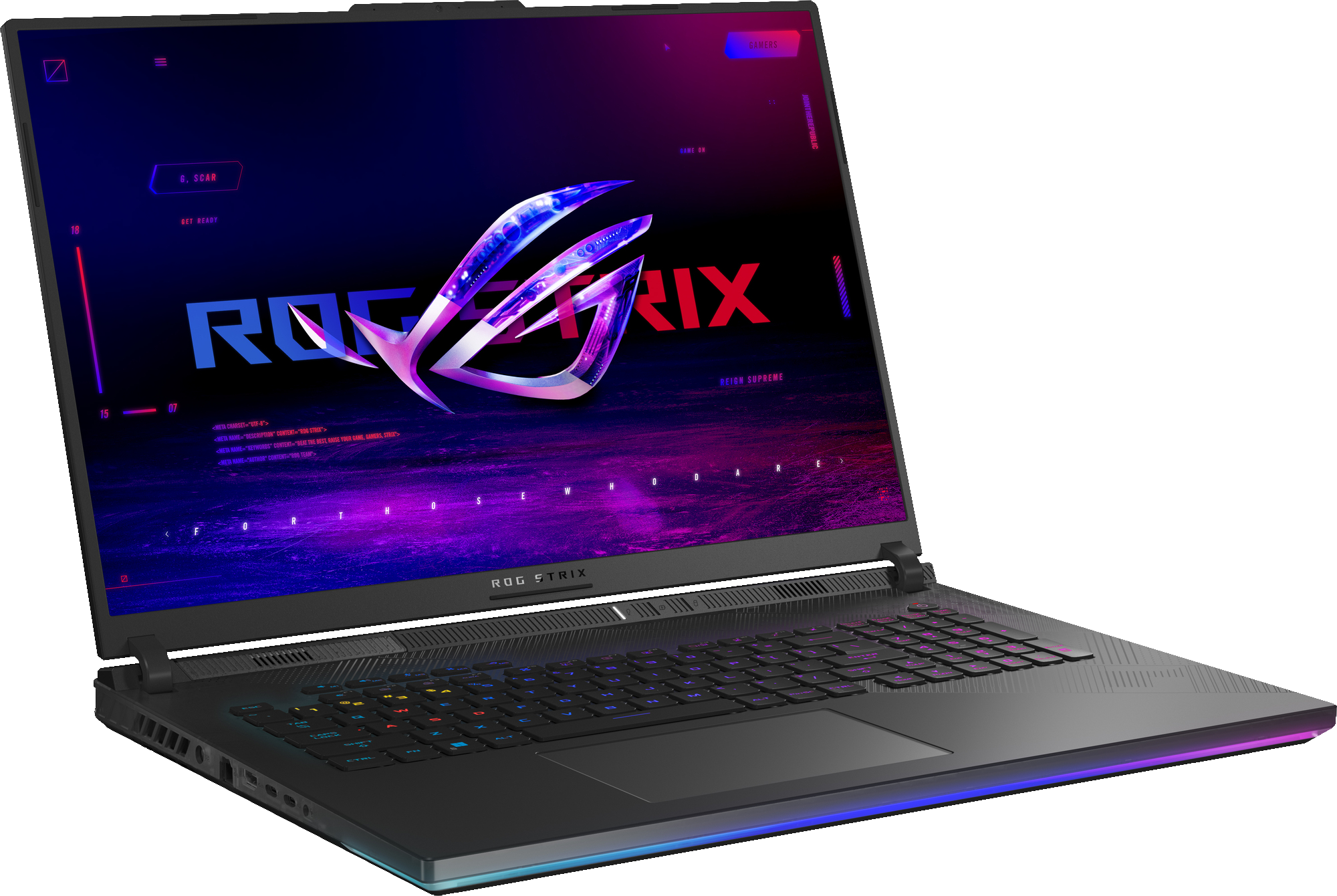 ASUS ROG Strix Scar 18 G834JZR-N6036W, Bild 4 (09.02.2024)