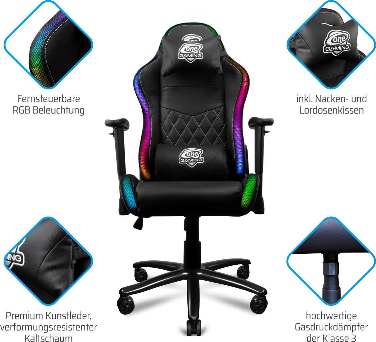 ONE GAMING Gaming Stuhl ONE GAMING Chair Pro Kids RGB, Bild 2 (19.07.2024)