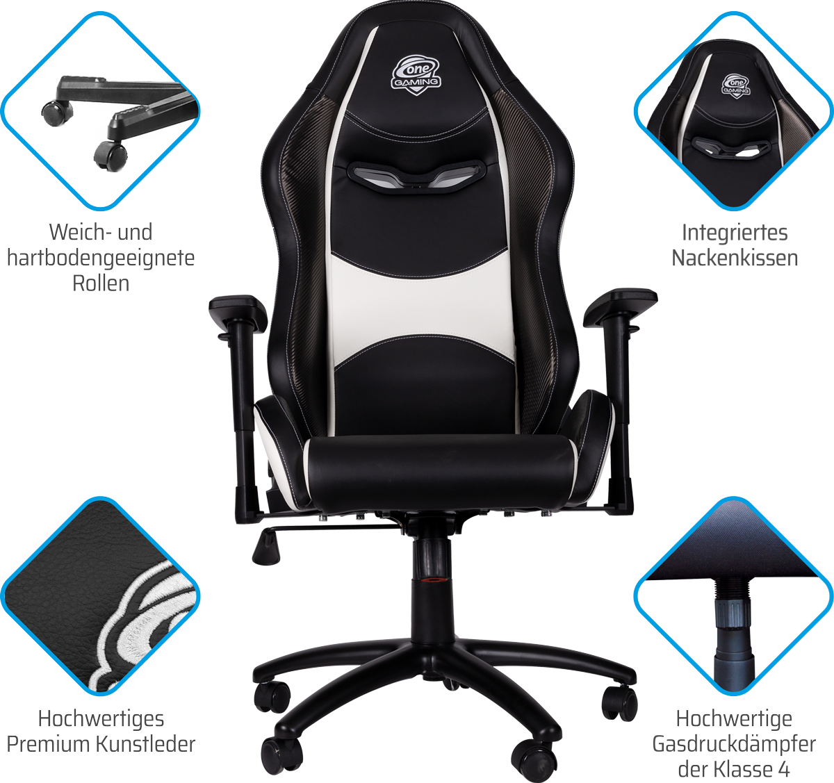 ONE GAMING Chair SNOW Gaming Stuhl, Bild 2 (19.07.2024)