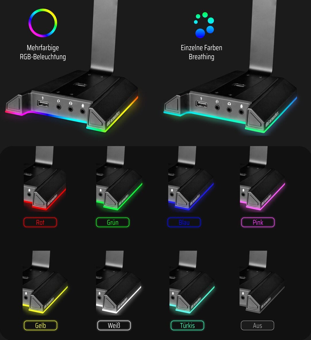 ONE GAMING RGB Stand 7.1, Bild 4 (30.10.2023)