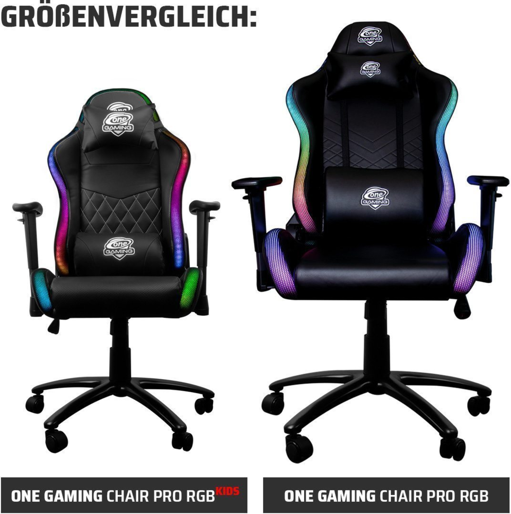 ONE GAMING Gaming Stuhl ONE GAMING Chair Pro Kids RGB, Bild 12 (30.10.2023)