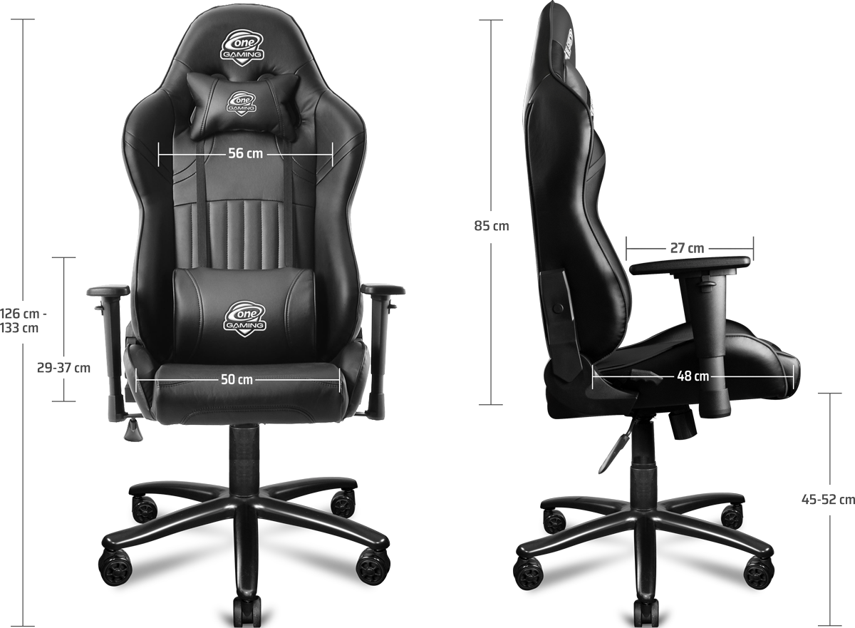 ONE GAMING Chair Pro BLACK V2 Gaming Stuhl, Bild 3 (18.07.2024)