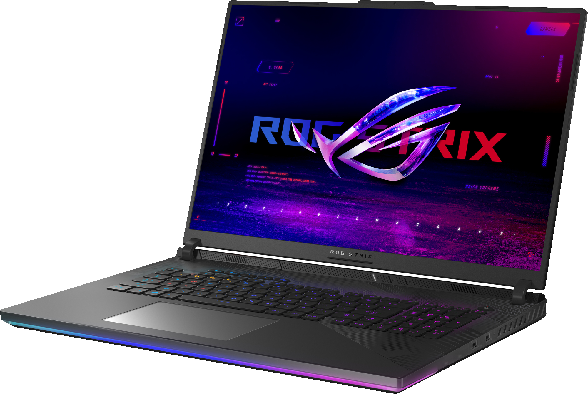 ASUS ROG Strix Scar 18 G834JZR-N6036W, Bild 3 (09.02.2024)