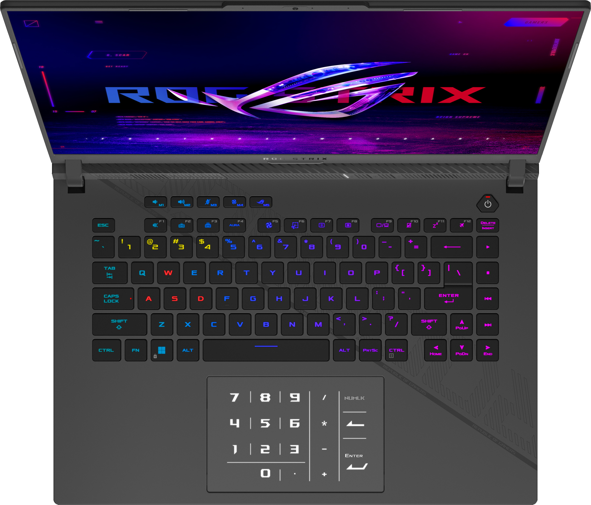 ASUS ROG Strix Scar 16 G614JZR-N4031W, Bild 2 (14.07.2024)