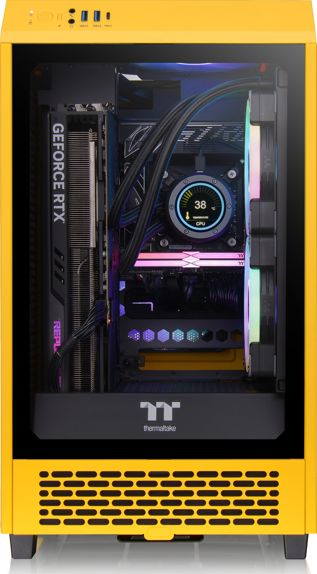 Thermaltake The Tower 200 Bumblebee, Hauptbild (14.07.2024)