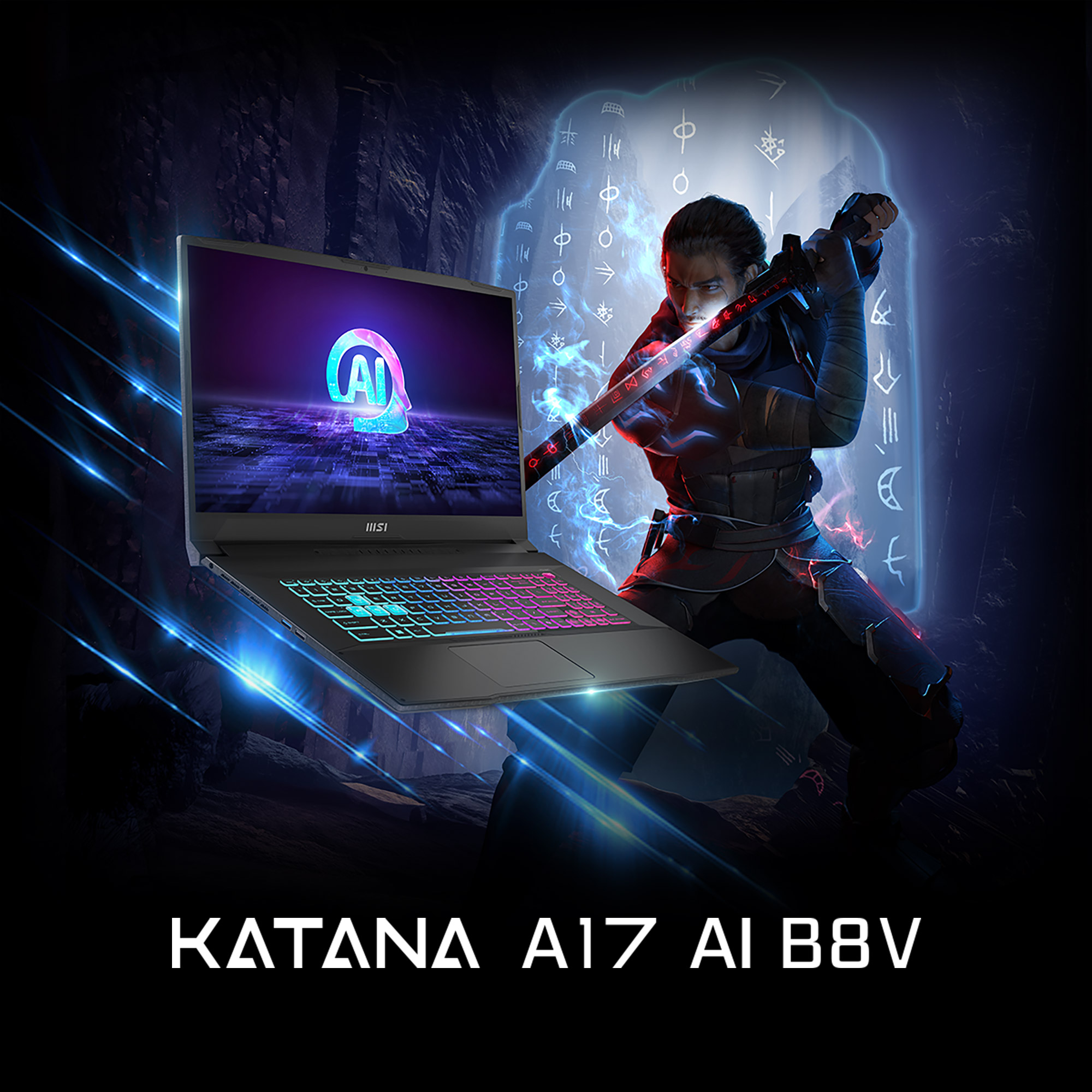 MSI Katana A17 AI B8VF-866 - WAFFE DER MEISTER